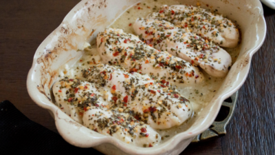 Йогуртовый маринад с минералкой