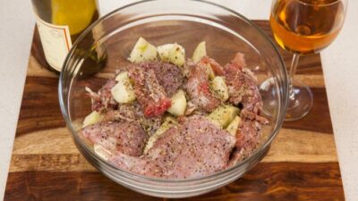 Маринад из белого вина для кролика