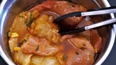 Лимонный маринад для индейки на сковороде