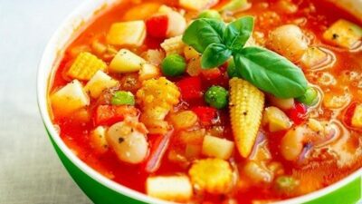 Минестроне с мини-кукурузой