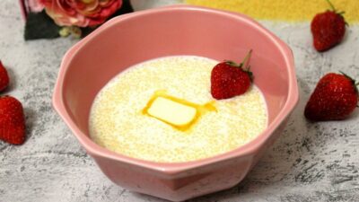 Кускус на молоке с маслом