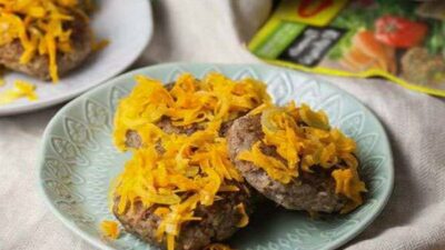 Постные гречаники без мяса с морковной поджаркой