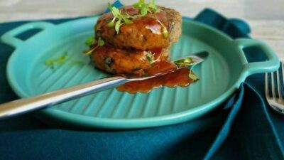 Гречаники со свежими и сушеными грибами