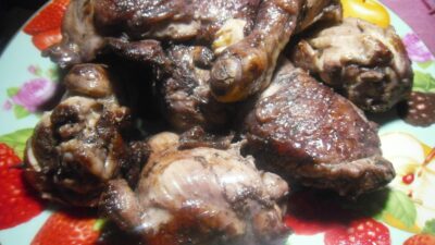 Маринад с зеленью для утки в вине