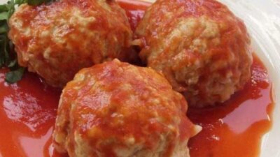 Польские кнели из говядины с рисом