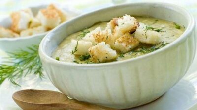 Гороховый суп с цветной капустой без мяса