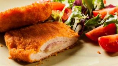 Запеченные котлеты  «Кордон Блю» с сыром
