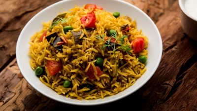 Плов из курицы с чесноком в мультиварке