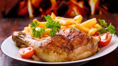 Куриные ножки в специях с картофелем на ужин