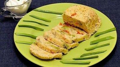 Террин из куриного филе с лисичками