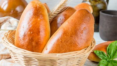 Бездрожжевые пирожки с лисичками