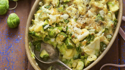 Запеканка из репы со сливками