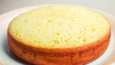 Нежный бисквит на водяной бане