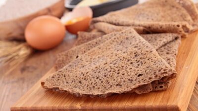Гречневые блины на кислом молоке