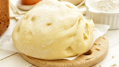 Опарное тесто с прессованными дрожжами