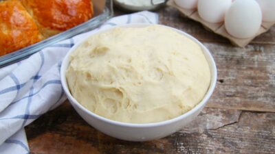 Дрожжевое заварное тесто на воде для пирожков