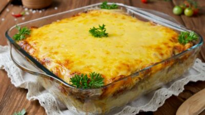 Закусочный торт «Наполеон» с куриным филе