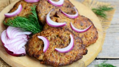Драники из индейки и картофеля