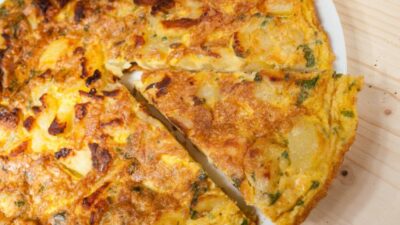 Омлет с картошкой и луком по-испански