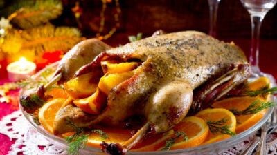 Экзотическая утка с апельсиновым соусом