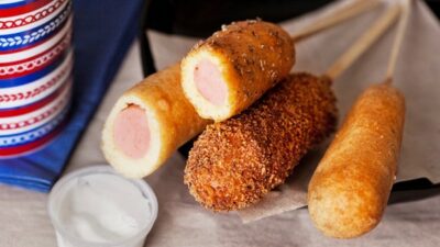 Куриные хот-доги из кукурузной муки