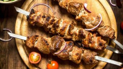 Шашлык из баранины в уксусе с лимоном