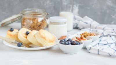 Ванильные сырники из овсяных хлопьев