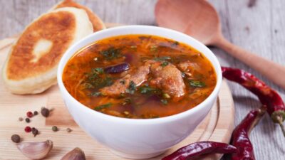 Рыбный суп из кеты с картофелем