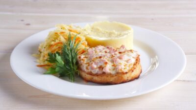 Рыбные котлеты с плавленым сыром и укропом
