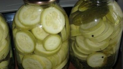 Маринованные кабачки «под рюмочку»