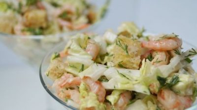 Салат «Бриз» с соусом тартар