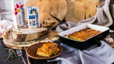 Гратен из картофеля с сыром и сливками