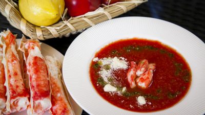 Крабовое Гаспачо на праздник