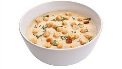 Куриный суп-пюре с плавлеными сырками