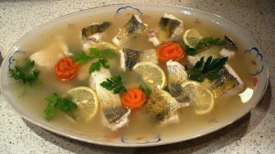Заливной осетр по-классически