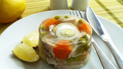 Классическое заливное из минтая