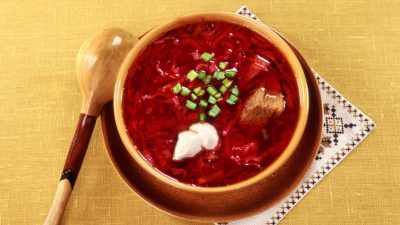 Настоящий украинский борщ из птицы