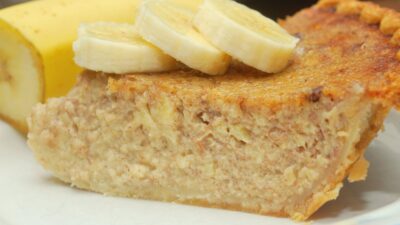 Постная банановая коврижка на лимонаде