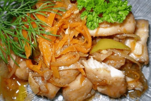 Острый салат Хе с рыбой по-корейски