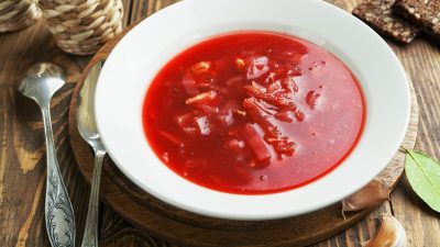 Диетический борщ с овощами без уксуса