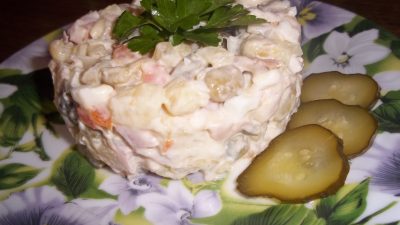 Быстрый «Мужской каприз» с ветчиной