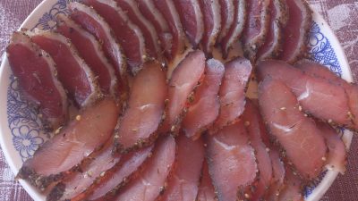 Куриное карпаччо с цитрусовыми