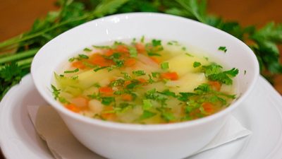 Похлебка из кабачков с сельдереем