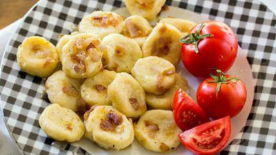 Вареники ленивые с картофелем и яйцом
