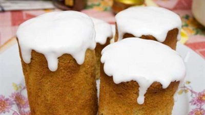 Пасхальный кулич с цедрой, коньяком и цукатами