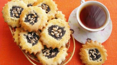 Печенье «Подсолнух» с семечками и маком