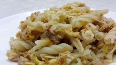 Макароны с сыром и фаршем  по-флотски