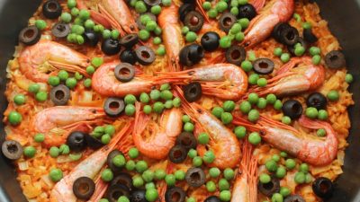 Паэлья с морепродуктами и овощами от Юлии Высоцкой