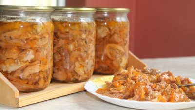 Тушенка из свинины и курицы в скороварке