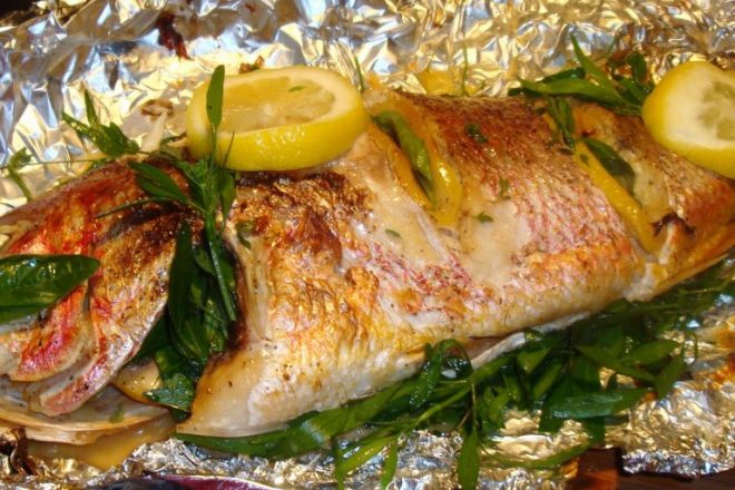 Блюда из рыбы в аэрогриле - рецепты